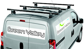 barres de toit Green Valley sur vehicule utilitaire camionette