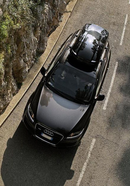coffre de toit Farad noir sur Audi
